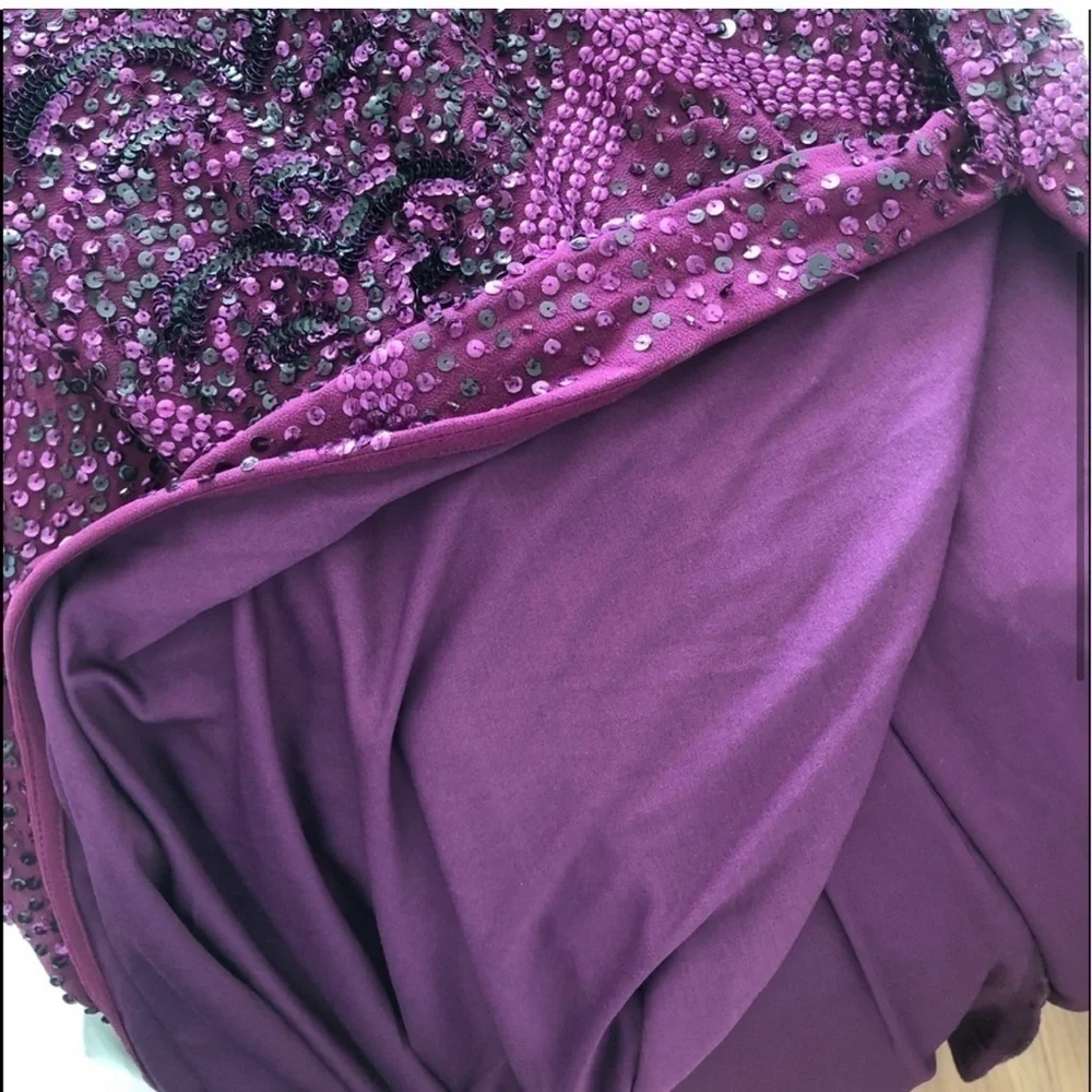 Caché Beaded Long Dress Size 14